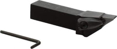 Seco - DVJN, Right Hand Cut, 93° Lead Angle, 3/4" Shank Height x 3/4" Shank Width, Negative Rake Indexable Turning Toolholder - 4-1/2" OAL, VNMG 332 Insert Compatibility, Series Dual Clamp - Exact Tool & Supply