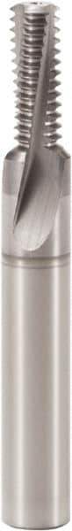 Seco - M10x1.50 Metric Coarse, 0.307" Cutting Diam, 3 Flute, Solid Carbide Helical Flute Thread Mill - Internal Thread, 0.799" LOC, 2.913" OAL, 10mm Shank Diam - Exact Tool & Supply