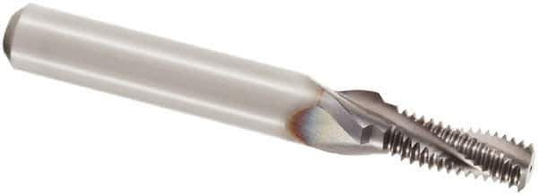 Seco - 3/8-19 BSP, 0.547" Cutting Diam, 3 Flute, Solid Carbide Helical Flute Thread Mill - Internal Thread, 1.394" LOC, 4.016" OAL, 18mm Shank Diam - Exact Tool & Supply