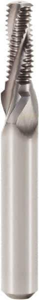 Seco - 3/8-24 UNF, 0.307" Cutting Diam, 3 Flute, Solid Carbide Helical Flute Thread Mill - Internal Thread, 0.772" LOC, 2.913" OAL, 10mm Shank Diam - Exact Tool & Supply