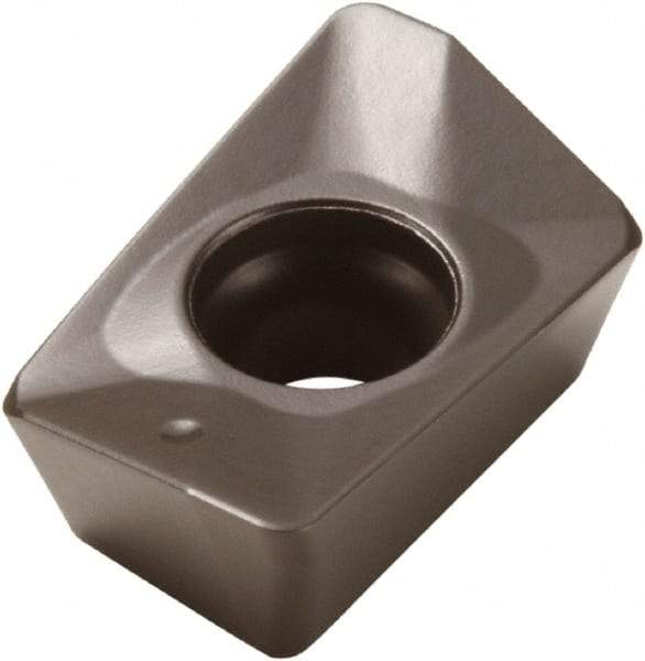 Seco - XOMX120408 M12 Grade MK2050 Carbide Milling Insert - TiSiN/TiAlN Finish, 1/4" Thick, 0.425" Inscribed Circle - Exact Tool & Supply