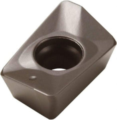 Seco - XOMX120408 M12 Grade MK2050 Carbide Milling Insert - TiSiN/TiAlN Finish, 1/4" Thick, 0.425" Inscribed Circle - Exact Tool & Supply