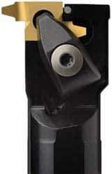 Seco - CN, Internal, Left Hand, Indexable Grooving Tool Holder - 26NL Insert Compatibility, 23mm Shank Height, 25mm Shank Width, 200mm OAL, Through Coolant - Exact Tool & Supply