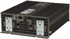 Tripp-Lite - 4 Connection, 12 VDC Input, 120 VAC Output, 6,000 Peak Wattage, Surface Mount Power Inverter - 10-1/2" Wide x 4" Deep x 4" High, 3,000 Watt Continuous Output Power, Fan Cooled - Exact Tool & Supply