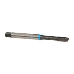 Emuge - #10-32 UNF, 3 Flutes, Plug Chamfer, Nitride Finish, Cobalt Spiral Point STI Tap - 0.255" Shank Diam, 3B Class of Fit, Series Rekord B-VA - Exact Tool & Supply
