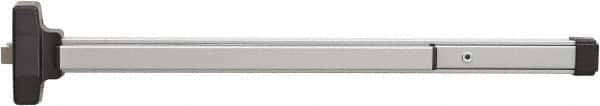 Falcon - 4' Long, 35 to 48" Wide Door, Series 19 Flatbar - Aluminum, Grade 1 - Exact Tool & Supply