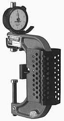 Mahr - 8 to 10 Inch, Snap Gage - 0.75 Inch Reference Anvil Diameter, 0.0005 Inch Graduation, Tungsten Carbide Anvil, Dial Display - Exact Tool & Supply