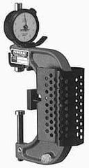 Mahr - 1-3/4 to 3-1/4 Inch, Snap Gage - 0.5 Inch Reference Anvil Diameter, 0.0005 Inch Graduation, Tungsten Carbide Anvil, Dial Display - Exact Tool & Supply