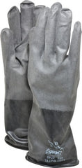 SHOWA - Size XL (10), 14" Long, 14 mil, Unsupported, Butyl Chemical Resistant Gloves - Exact Tool & Supply