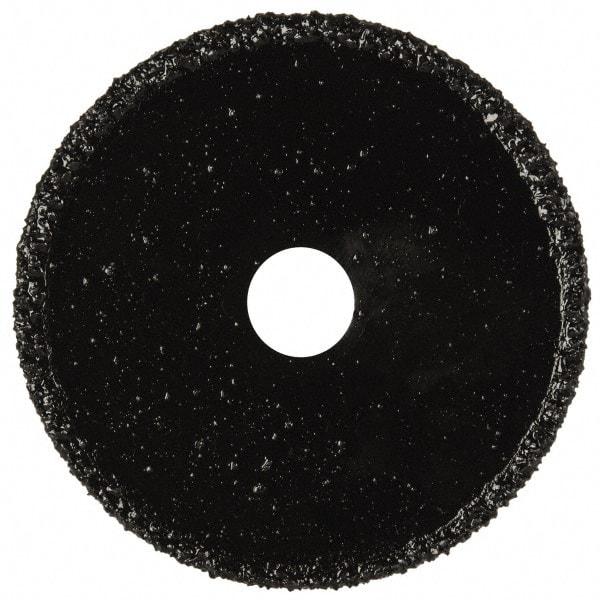 Disston - 2-1/2" Diam, 7/16" Arbor Hole Diam, Wet & Dry Cut Saw Blade - Tungsten Carbide-Tipped, Smooth Action, Standard Round Arbor - Exact Tool & Supply