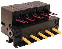 Norgren - 1/4 4 Station Solenoid Valve Manifold - Exact Tool & Supply