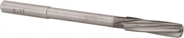 Magafor - 8.3312mm Solid Carbide 6 Flute Chucking Reamer - Exact Tool & Supply