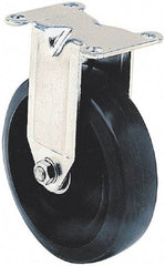 Albion - 3-1/2" Diam x 1-3/8" Wide x 4-3/4" OAH Top Plate Mount Swivel Caster - Polyurethane, 225 Lb Capacity, Ball Bearing, 2-1/2 x 3-3/4" Plate - Exact Tool & Supply