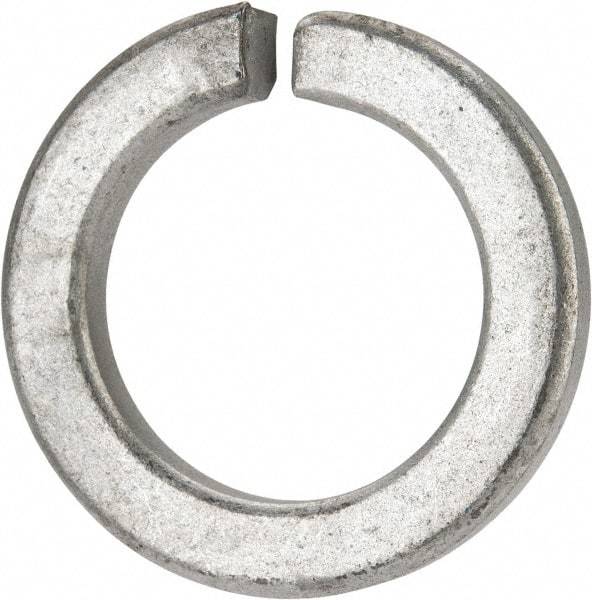 Value Collection - 1-3/4", 1.758" ID, 0.389" Thick Split Lock Washer - Grade 8 Spring Steel, Zinc-Plated Finish, 1.758" Min ID, 1.789" Max ID, 2.679" Max OD - Exact Tool & Supply