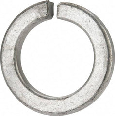 Value Collection - 1-3/4", 1.758" ID, 0.389" Thick Split Lock Washer - Grade 8 Spring Steel, Zinc-Plated Finish, 1.758" Min ID, 1.789" Max ID, 2.679" Max OD - Exact Tool & Supply