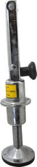 Vestil - 18 Inches Overall Height, 5,000 Lbs. Load Limit Leveling Jack - 4-1/2 Inches to 13-1/2 Inches Height Below Frame, 9 Inch Long Screw Travel - Exact Tool & Supply