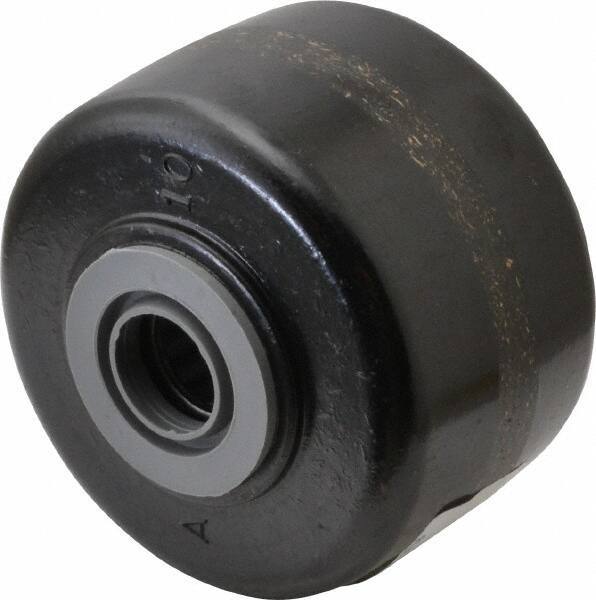 Albion - 3-1/4 Inch Diameter x 2 Inch Wide, Phenolic Caster Wheel - 700 Lb. Capacity, 2-3/8 Inch Hub Length, 1/2 Inch Axle Diameter, Roller Bearing - Exact Tool & Supply