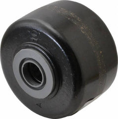 Albion - 3-1/4 Inch Diameter x 2 Inch Wide, Phenolic Caster Wheel - 700 Lb. Capacity, 2-3/8 Inch Hub Length, 1/2 Inch Axle Diameter, Roller Bearing - Exact Tool & Supply