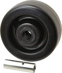 Albion - 5 Inch Diameter x 2 Inch Wide, Phenolic Caster Wheel - 1,000 Lb. Capacity, 2-3/8 Inch Hub Length, 1/2 Inch Axle Diameter, Self-Lube Bearing - Exact Tool & Supply