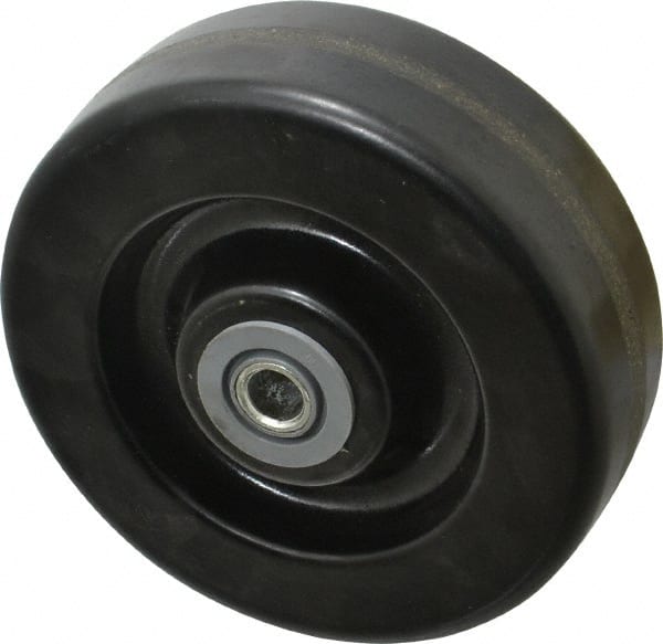 Albion - 6" Diam x 2" Wide, Phenolic Caster Wheel - Exact Tool & Supply