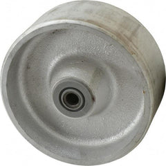 Albion - 6 Inch Diameter x 2-1/2 Inch Wide, Semi-Steel Caster Wheel - 1,650 Lb. Capacity, 2-15/16 Inch Hub Length, 1/2 Inch Axle Diameter, Roller Bearing - Exact Tool & Supply