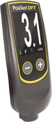 Made in USA - 0 to 40 mil Digital Coating Thickness Gage - For Use with Ferrous Bases - Exact Tool & Supply
