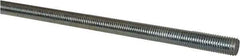 Made in USA - 3/4-10 UNC (Coarse), 6' Long, Low Carbon Steel Threaded Rod - Zinc-Plated Finish, Right Hand Thread - Exact Tool & Supply