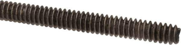 Made in USA - #10-24 UNC (Coarse), 6' Long, Stainless Steel Threaded Rod - Right Hand Thread - Exact Tool & Supply
