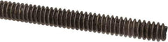 Made in USA - #10-24 UNC (Coarse), 6' Long, Stainless Steel Threaded Rod - Right Hand Thread - Exact Tool & Supply