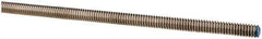 Made in USA - 1/4-20 UNC (Coarse), 6' Long, Stainless Steel Threaded Rod - Right Hand Thread - Exact Tool & Supply