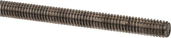 Made in USA - 5/16-18 UNC (Coarse), 6' Long, Stainless Steel Threaded Rod - Right Hand Thread - Exact Tool & Supply