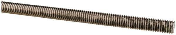 Made in USA - 3/8-16 UNC (Coarse), 6' Long, Stainless Steel Threaded Rod - Right Hand Thread - Exact Tool & Supply