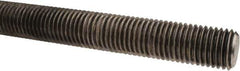 Made in USA - 7/8-9 UNC (Coarse), 6' Long, Stainless Steel Threaded Rod - Right Hand Thread - Exact Tool & Supply