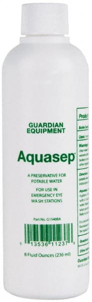 Guardian - Portable Eye Wash Station Accessories Type: Water Preservative Bottle Station Compatibility: Portable Eyewash Stations - Exact Tool & Supply