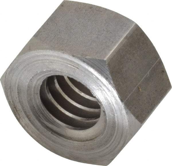 Keystone Threaded Products - 5/8-8 Acme Steel Left Hand Hex Nut - 1-1/16" Across Flats, 39/64" High, 2G Class of Fit - Exact Tool & Supply