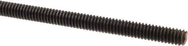Value Collection - 1/4-20 UNC (Coarse), 6' Long, Alloy Steel Threaded Rod - Right Hand Thread - Exact Tool & Supply