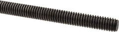 Value Collection - 5/16-18 UNC (Coarse), 6' Long, Alloy Steel Threaded Rod - Plain Finish, Right Hand Thread - Exact Tool & Supply