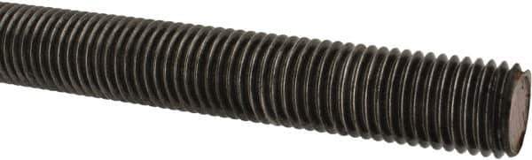 Value Collection - 7/8-9 UNC (Coarse), 6' Long, Alloy Steel Threaded Rod - Right Hand Thread - Exact Tool & Supply