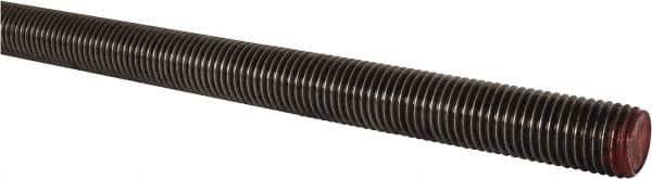 Value Collection - 1-1/8-7 UNC (Coarse), 6' Long, Alloy Steel Threaded Rod - Right Hand Thread - Exact Tool & Supply