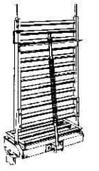 Dematic - 36 Inch Long Gate Sections for Conveyors - Counterbalanced Type, 30 Inch Wide - Exact Tool & Supply