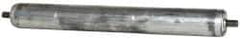 Made in USA - Replacement Conveyor Roller for 16 Inches Between Frame - 1.9 Inch Diameter, 7/16 Inch Axle, Galvanized Steel Finish, 16 Gage - Exact Tool & Supply