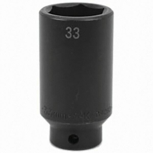SK - Impact Socket - 1/2"DR 33MM DEEP IMPACT SOCKET - Exact Tool & Supply