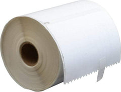 Dymo - 4" Wide x 6" Long, White Die Cut Paper with Semi Perm. Adhesive Shipping Label - For DYMO LabelWriter Printers - Exact Tool & Supply