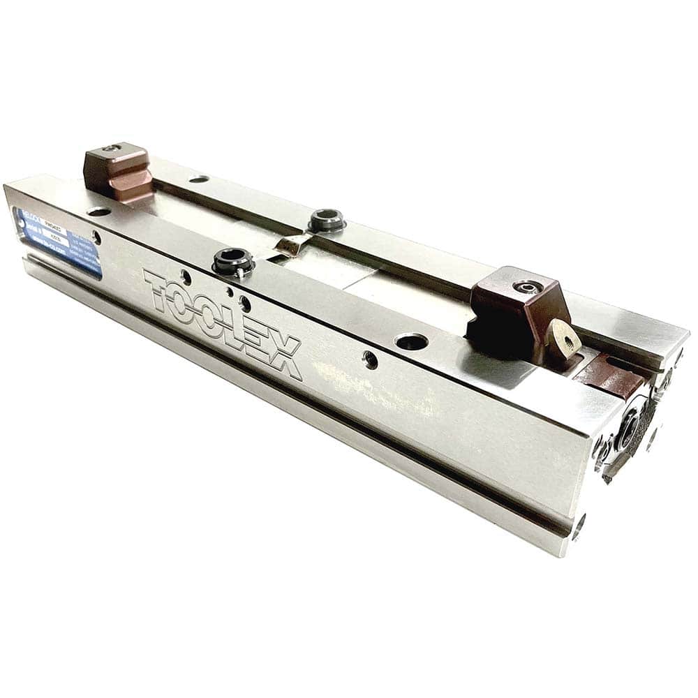 TE-CO - Machine Vises; Jaw Opening Capacity (Inch): 6 ; Orientation Type: Vertical ; Number of Stations: 2 ; Base Motion Type: Stationary ; Operation Type: Manual ; Base Length (Inch): 28 - Exact Tool & Supply