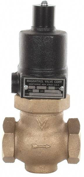 Magnatrol Valve - 1-1/4" Port, 2 Way, Solenoid Valve - Normally Open - Exact Tool & Supply