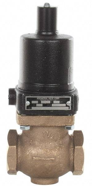 Magnatrol Valve - 1-1/2" Port, 2 Way, Solenoid Valve - Normally Open - Exact Tool & Supply