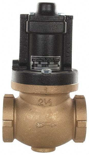 Magnatrol Valve - 2-1/2" Port, 2 Way, Solenoid Valve - Normally Closed - Exact Tool & Supply