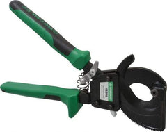 Greenlee - 10" OAL, 1-3/8" Capacity, Cable Cutter - Molded Plastic Handle - Exact Tool & Supply