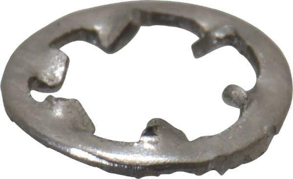 Value Collection - M3 Screw, 3.2mm ID, Stainless Steel Internal Tooth Lock Washer - 6mm OD, Uncoated, Grade 18-8 & Austenitic A2 - Exact Tool & Supply