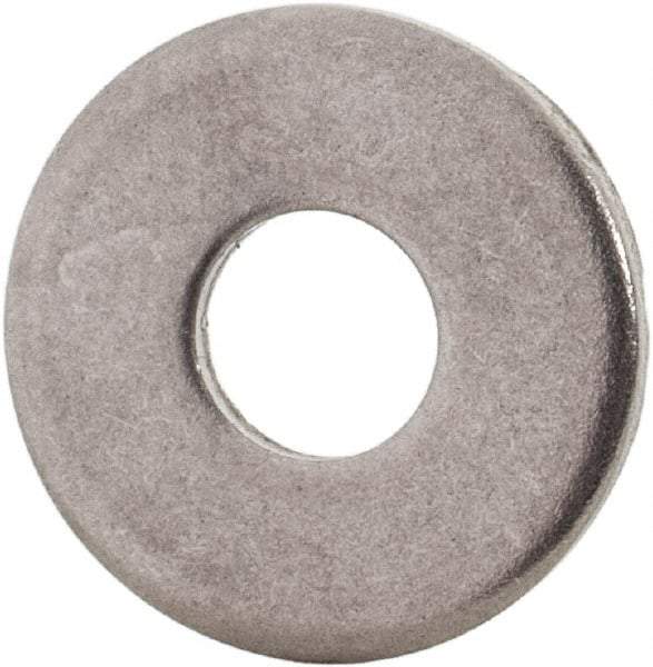 Value Collection - M4 Screw, Grade 316 Stainless Steel Fender Flat Washer - 4.3mm ID x 12mm OD, Plain Finish - Exact Tool & Supply
